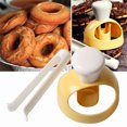 thumbnail image 6 of Donut Cutters Set,Cookie Cutter Round for Baking Donut Mould Maker Plastic with Dipping Plier, Cake Mold Biscuit Cutter, 6 of 7