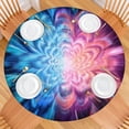 thumbnail image 2 of Colorful Burst Pattern Round Fitted Tablecloth with Elastic Edge,Dining Table Cover Waterproof,Outdoor Round Tablecloth for Camping,Dining,Indoor and Outdoor, 2 of 7