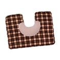 thumbnail image 5 of EHJRE Shoulder Neck Warmer Shoulder Pad Wrap Lightweight Convenient Shoulder Support Shoulder Shawl for Bedroom Travelling Sleeping Coffee lattice, 5 of 7