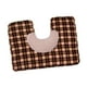 thumbnail image 5 of Manta calentadora de hombros y cuello, soporte para hombros para el hogar, viajes y oficina Enrejado de café, 5 of 9