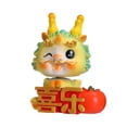 thumbnail image 3 of Figura de dragón de Año Nuevo chino, adorno para coche, bonita decoración de escritorio, estatua de dragón Estilo D, 3 of 9