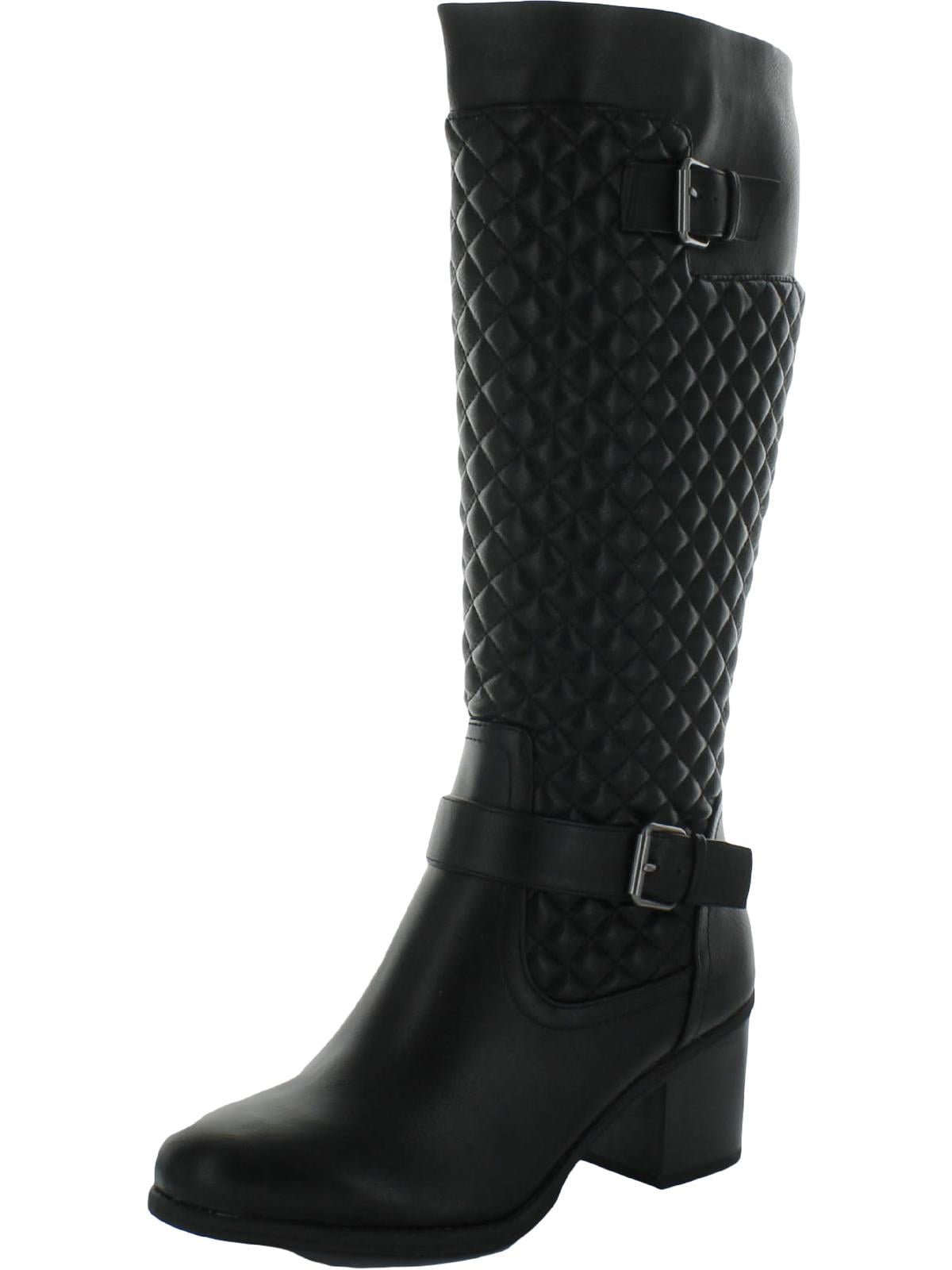 quilted leather boots ladies