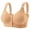 PX102_Complexion, variant on Lumtrix Front Closure Bras for Older Women Full Coverage Comfortable Lace Bras No Underwire Plus Size Bralettes Complexion 42