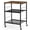 Large, variant on 3 Tier Rolling Cart, Brown Kitchen Carts on Wheels with Storage, Multifunctional Utility Cart for Kitchen, Bathroom, Living Room, Bar, Office