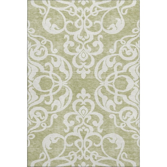 Dalyn Rugs Premium Machine Washable Mayfield AMF973 Aloe 10' x 14' Rug