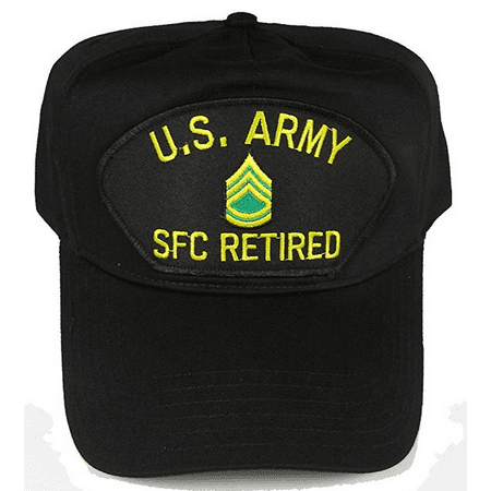 - US ARMY RETIRED SFC SERGEANT FIRST CLASS E-7 RANK HAT CAP NCO NON COMMISSIONED