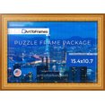 thumbnail image 3 of ArtToFrames 15.4x10.7 Inch - 39x27 CM Gold Puzzle Frame for 300 piece Puzzles.1.50 Inch Custom Wood Puzzle Frames, Gold - Comes with Regular Glass, 3 of 6