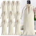 thumbnail image 4 of 10Pcs Sublimation Wine Bottle Bags Reusable Polyester Wine Bottle Gift Bags with Drawstring Bulk Blank Heat Transfer Wine Bag DIY Wine Bottle Storage Pouches for Sublimation Party Wedding, 4 of 10