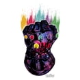 thumbnail image 2 of Men's Marvel Infinity War Galaxy Paint Gauntlet  Graphic Tee White 3X Big Tall, 2 of 3