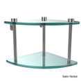 thumbnail image 4 of Two Tier Corner Glass Shelf - Venetian Bronze, 4 of 5