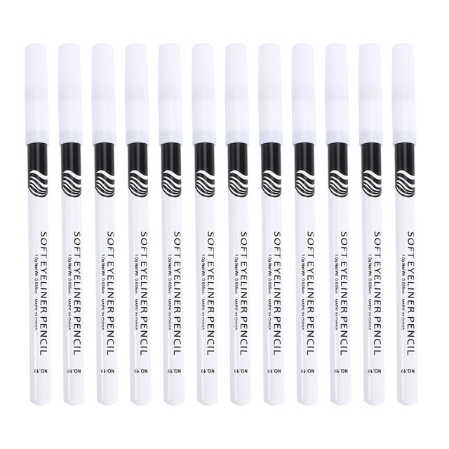 FELTECHELECTR 24 lápices delineadores de ojos para niñas, herramientas de maquillaje prácticas, accesorios de maquillaje