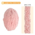 thumbnail image 2 of Unique Bargains Chunky Polyester Peach Pink Chenille Yarn, 1 Piece, 2 of 6