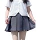 thumbnail image 4 of Falda skater plisada para mujer y niña, cintura alta, línea A, uniforme escolar, faldas de tenis, 4 of 5