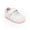 White/Silver, variant on Stride Rite Adalyn Kid's First Walking Sneaker, Sizes 3-6