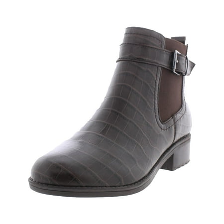 

Easy Spirit Womens Rae Buckle Zip Up Ankle Boots