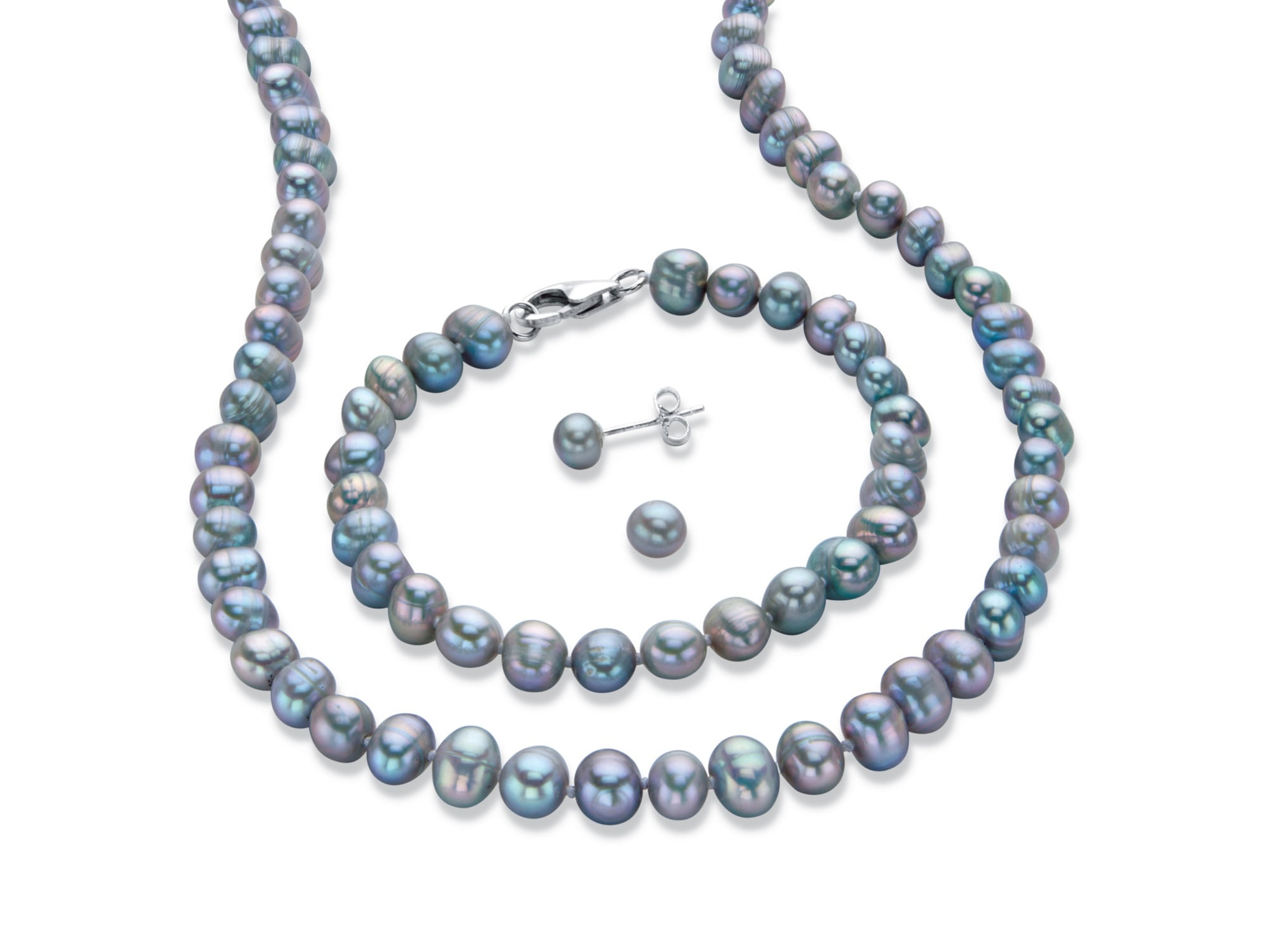 Grey Genuine Freshwater Cultured Pearl 
