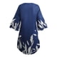 thumbnail image 4 of Txlixc Vestido estampado de 3 / 4 mangas para mujeres, vestido de verano con volantes de cuello V Txlixc moda, 4 of 6