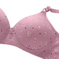 thumbnail image 5 of MEICHEN Wireless Everyday Bra for Women Print Comfort No Underwire Adjustable Strap Full Coverage Tshirt Bras, 5 of 8