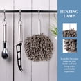 thumbnail image 4 of Luxshiny Quick Drying Hand Towels Hand Towel Ball Grey Chenille Hanging 1Set, 4 of 8