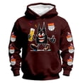 thumbnail image 4 of Oiyii Boy's Unique Cartoon 3D Print Hooded Sweatshirt Long Sleeve Graphic Pullover Daily Hoodie,, 4 of 4