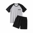 thumbnail image 2 of Tiijoy Toddler Boys Casual Outfits Soft Loose Short Sleeve T-Shirt Shorts Set, Sizes 2-3, 2 of 5