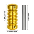 thumbnail image 4 of Aleación cómoda antideslizante antideslizante empuñaduras salón mango de agujas cuerpo parte del cuerpo manijas agarrar herramientas accesorios dorado 21mm Scienceny CE001306-03, 4 of 7