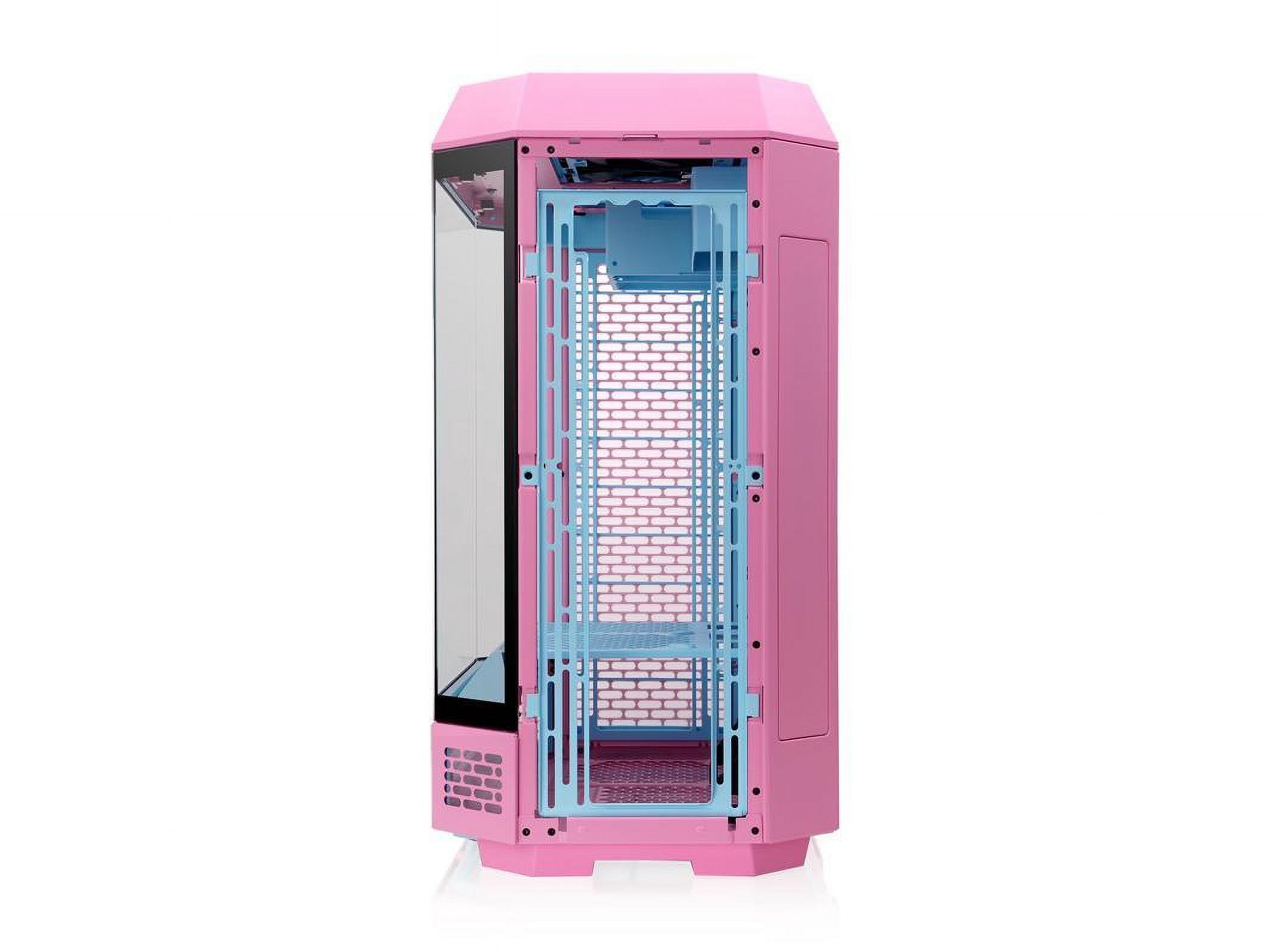 Thermaltake The Tower 600 Bubble Pink Mid Tower Chassis - Mid-tower - Bubble Pink - Tempered Glass, SPCC - 2 x 140mm Fan(s) Installed - Mini ITX, Micro ATX, ATX Motherboard Supported - 9 x Fan(s) S...