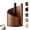 Brown, variant on Mountain Paper Towel Holder Countertop with Wood Round Base and Iron Holder, Wood Paper Towel Holders Countertop, Easy One-Handed Operation for Kitchen Bathroom, White
