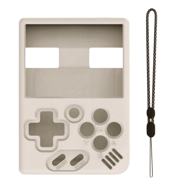 Likrtyny Cubierta Protectora Silicona Cubierta Consola Juegos A Prueba Golpes para MIYOO MINI (Beige)