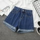 thumbnail image 1 of MKLEKYY Pantalones Cortos Elásticos de Cintura Media para Mujer, Vaqueros Cortos y Sexys para Verano, Informales, para Uso Diario En La Playa, 1 of 3