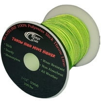 Blaze Line 100% Polyester Arborist Climbing Throw Line Rope 2mm 150Ft 200 lbs-High Strength Visibility Cord Neon Green