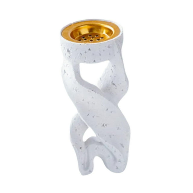 Quemador de incienso, adorno de resina, regalo, estilo exótico, estatua de quemador de aromaterapia para escritorio interior, centro de mesa, estantería y gabinete