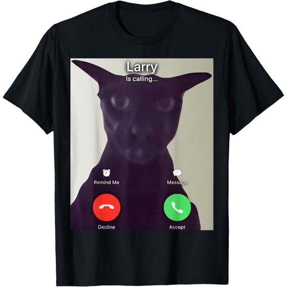 100% Cotton Evil Larry Cat T-Shirt For Men Women All Size S-5Xl