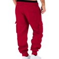 thumbnail image 5 of Joggers for Men Lined Sweatpants Pants Mens Active Athletic Workout Pants Basic Running Drawstring Workout Sweat Pants Casual Pants for Men Trouser, 5 of 7