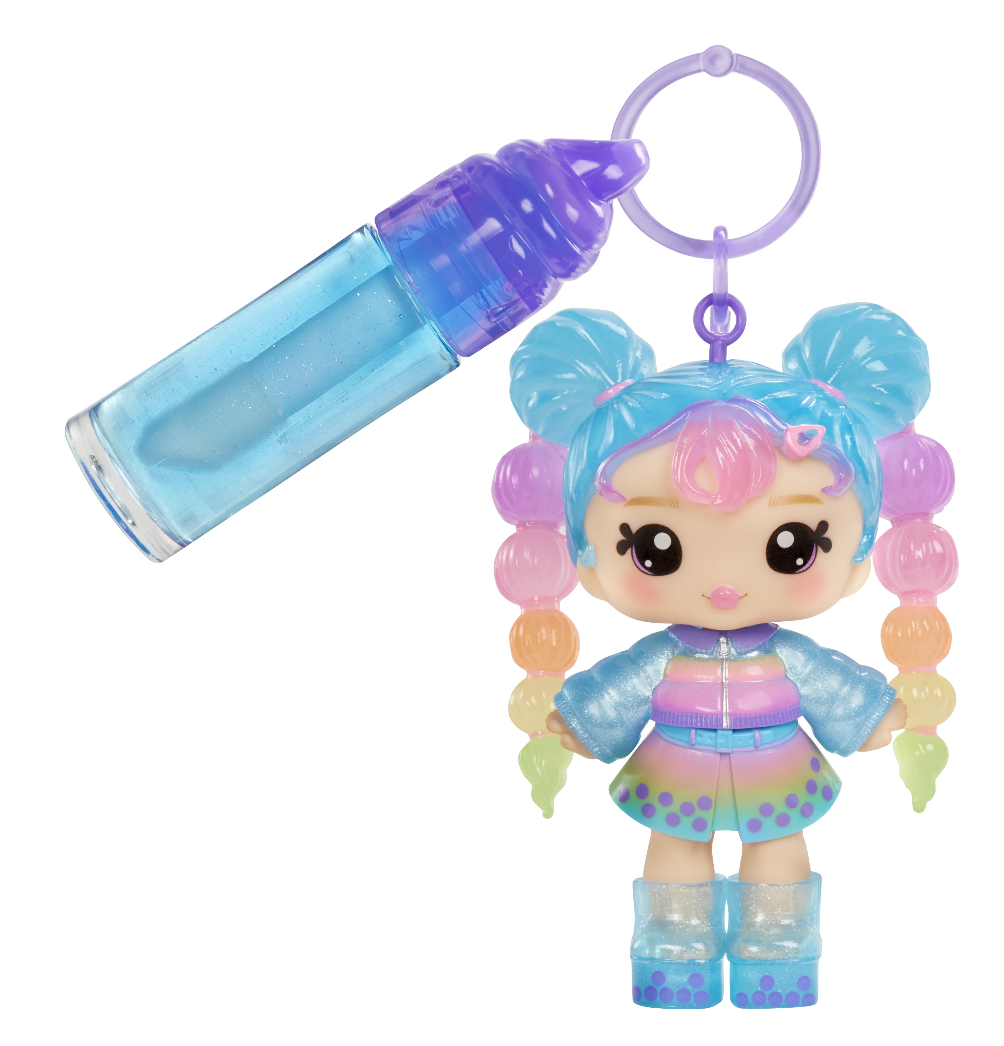 Yummiland Lip Gloss Doll - Britney Boba, with DIY Lip Goss Kit, Ages 4+ - Styles May Vary
