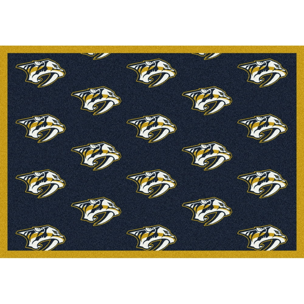 Milliken Nhl Repeat Area Rugs Contemporary 01712 Nhl Hockey Team