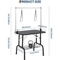 thumbnail image 4 of ChaoLink 36inch Foldable Pet Grooming Table for Dogs with Height Adjustable Arms and Mesh Tray, 4 of 9