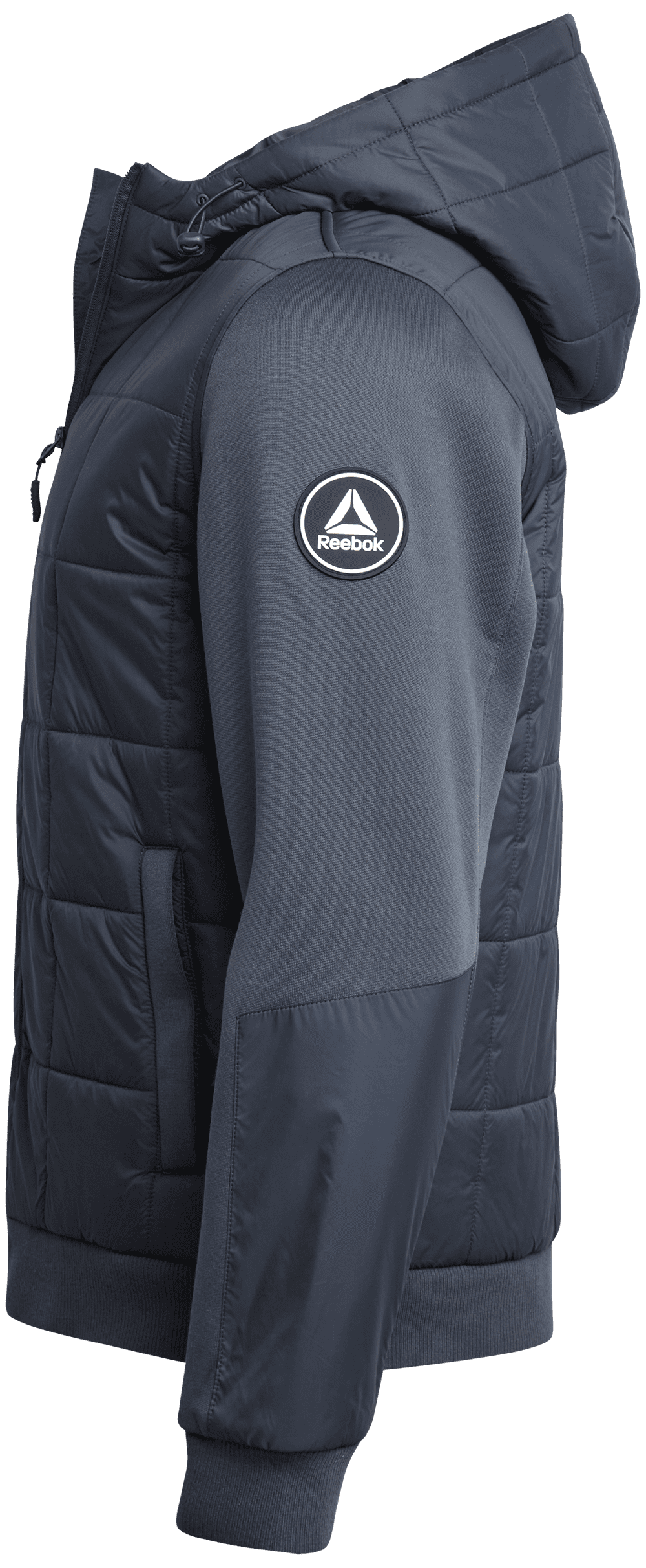 Reebok Men's and Big Men's Quilted Mixed Media Jacket, Sizes S-3XL