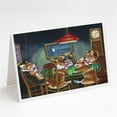 thumbnail image 1 of Corgi Playing Poker Greeting Cards & Envelopes - Pack of 8, 1 of 1