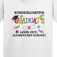thumbnail image 4 of Inktastic Kindergarten Graduate Look Out, Elementary School Youth T-Shirt, 4 of 5