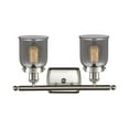 thumbnail image 4 of Innovations Lighting 916-2W Small Bell Small Bell 2 Light 16" Wide Vanity Light - Nickel, 4 of 7