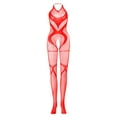 thumbnail image 3 of Asgosdo Women's Underwear Valentine's Day One Piece Nightwear Lace Nightgown Bodysuit Chemise Sleepwear Red Free Size, 3 of 3