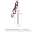 thumbnail image 3 of 220V 350W MCH Ceramic Igniter Pellet Stove Igniter Hot Rod Heating Tube Ignitor OD11.5*ID6.5*L100mm, 3 of 4