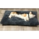 thumbnail image 5 of Saco de dormir para perros, saco de dormir cálido para gatos, de felpa, para invierno, XXL, gris oscuro, 5 of 7