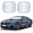 thumbnail image 1 of EcoNour 2-Piece Car Windshield Sun Shade | Durable 240T Polyester Sun Shield for Front Window s UV Rays | Foldable, 1 of 5