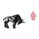 thumbnail image 1 of Figura de toro de resina moderna y jarrón de jengibre de para entrada, mesa, estante, oficina, arreglo floral, decoración para fiestas y alm, 1 of 8