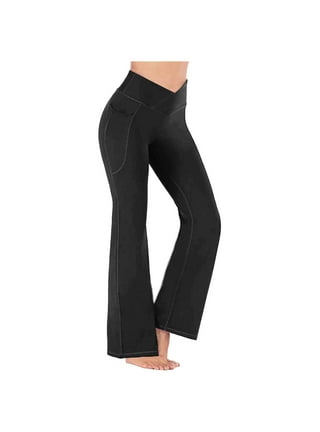 .com .com: TOPYOGAS Women's Casual Bootleg Yoga Pants