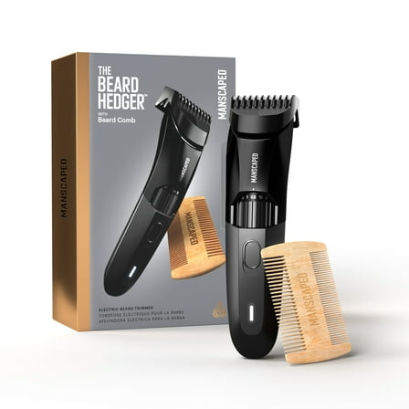MANSCAPED® The Beard Hedger® Premium Men's Beard Trimmer with Comb