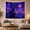 Cosmic City Dragon, variant on Crystal Dragon Within a Purple Nebula, Mystical Digital Art for Dragon Lovers, Cosmic Gem Decor, Housewarming Gift, Tapestry Wall Hanging for Bedroom and Gaming Room