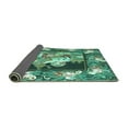thumbnail image 2 of Ahgly Company Indoor Rectangle Medallion Turquoise Blue French Area Rugs, 7' x 10', 2 of 4